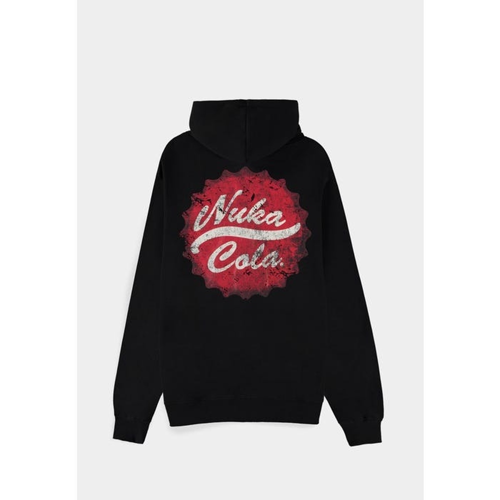 Fallout - Nuka Cola bottle Kapuzenpullover mit Reißverschluss - Schwarz